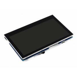 4.3 inch HDMI IPS LCD 800x480, Kapacitive érintőkijelző Raspberry PI-hez, audio kimenettel