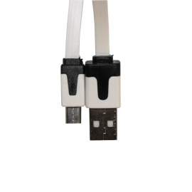 1m-es USB típusú A-Micro-B USB lapos kábel