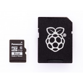Hivatalos 16GB microSD (A1/C10/U3) memória kártya Raspberry PI4-hez Telepített NOOBS3.3.1 rendszerrel