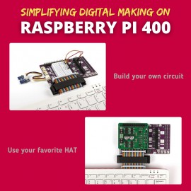 Maker Hat Base – SAP- és GPIO-kiterjesztés a Raspberry Pi 400-hoz