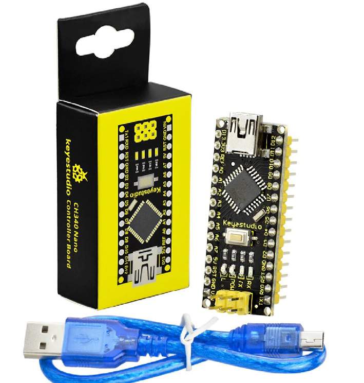 KS CH340 Nano vezérlőtábla + USB kábel Arduino