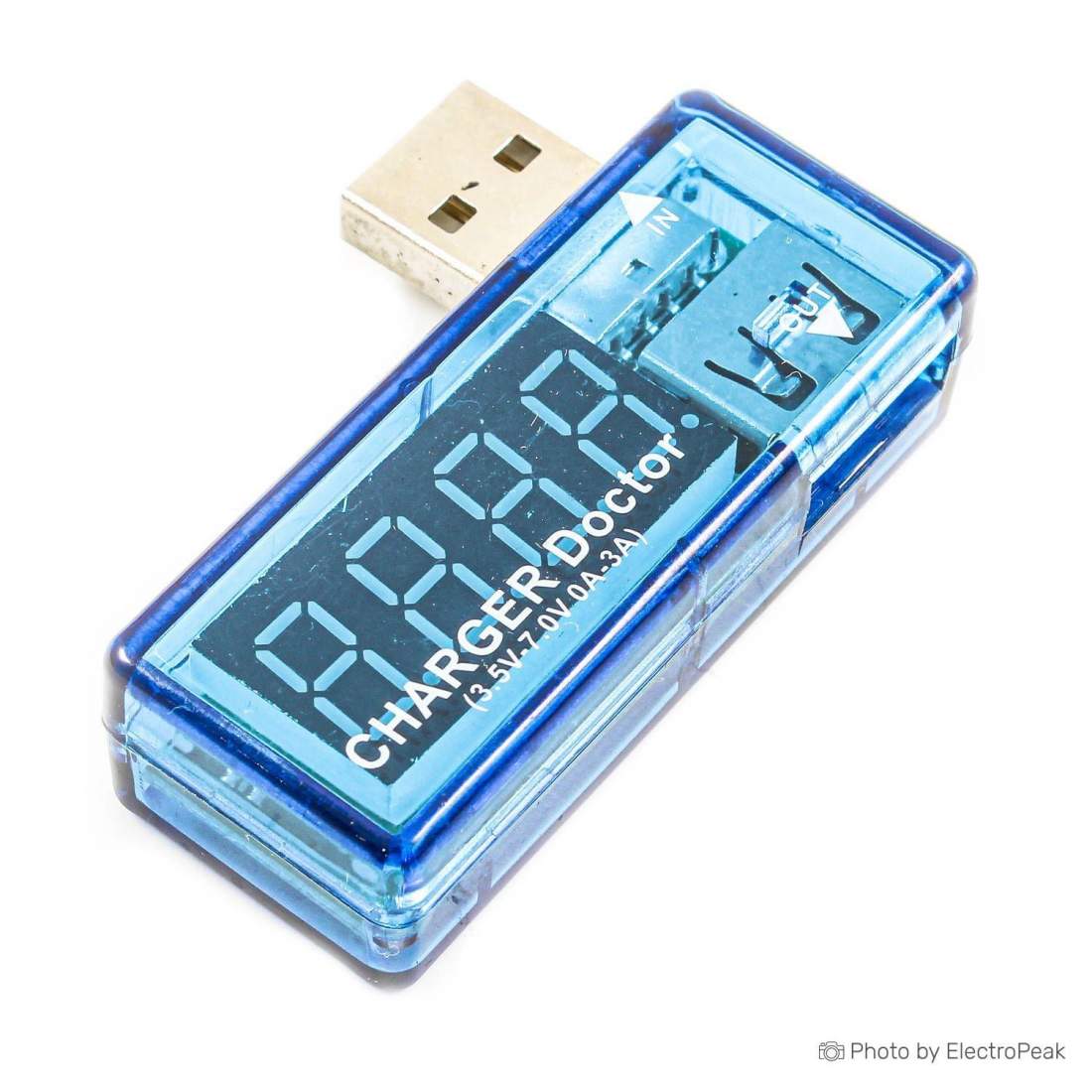 USB teszter, voltmérő és ampermérő